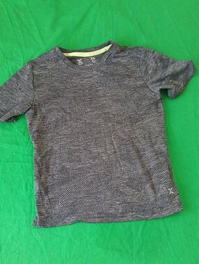 Xersion Gray Textured Short Sleeve Tee